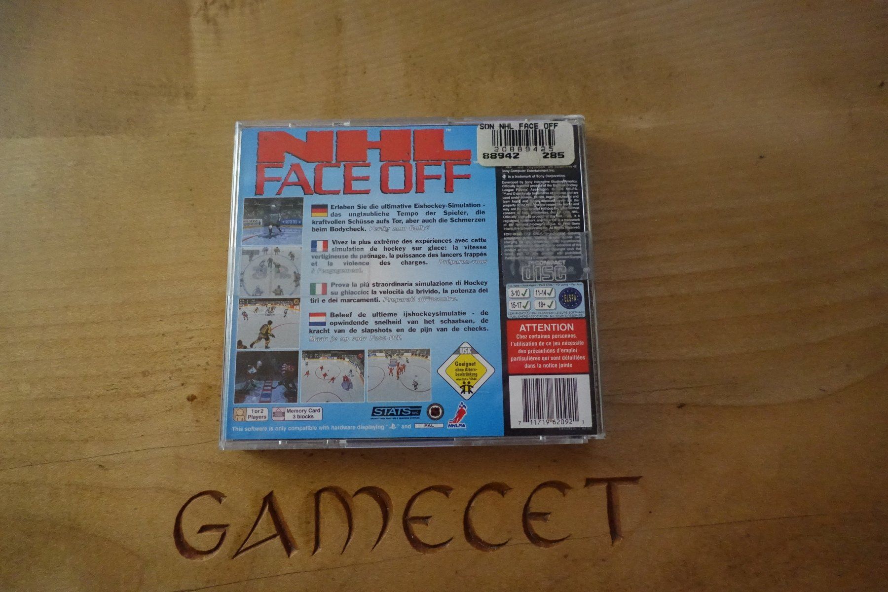 Sony Spiele: NHL Faceoff – Gebraucht aus Steinach von Gamecet 4