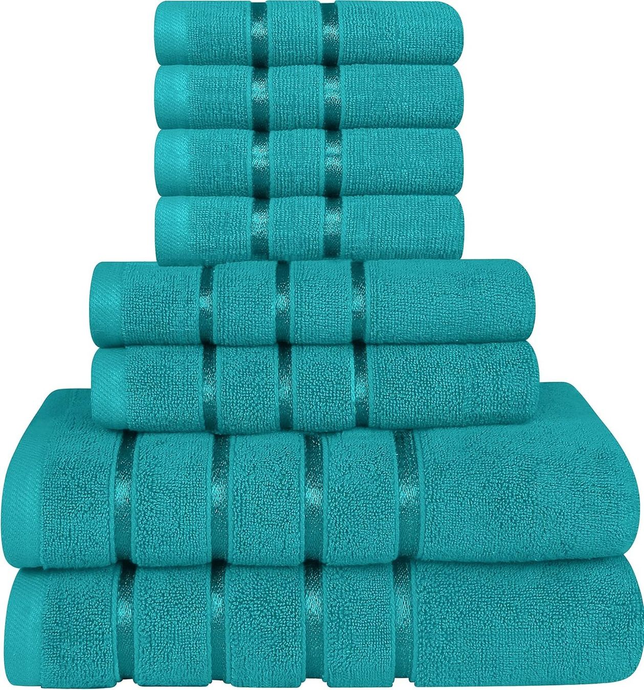 Teli da bagno: 8er-Pack Handtuch-Set  Türkis – Nuovo e nell'imballaggio originale da Nuglar venduto da SaleRitter 3