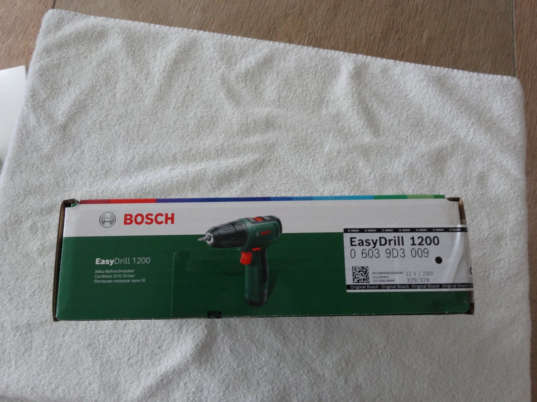 Bosch Trapani: Bosch Easy Drill 1200 Akku Bohrschrauber – Nuovo e nell'imballaggio originale da Neerach venduto da jenny062 9