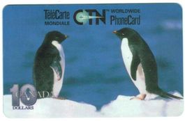 Telefonkarte Kanada Pinguine