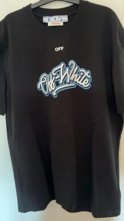T-shirt Off-White Bulls ABLUH, Taille L, Noir, Comme Neuf