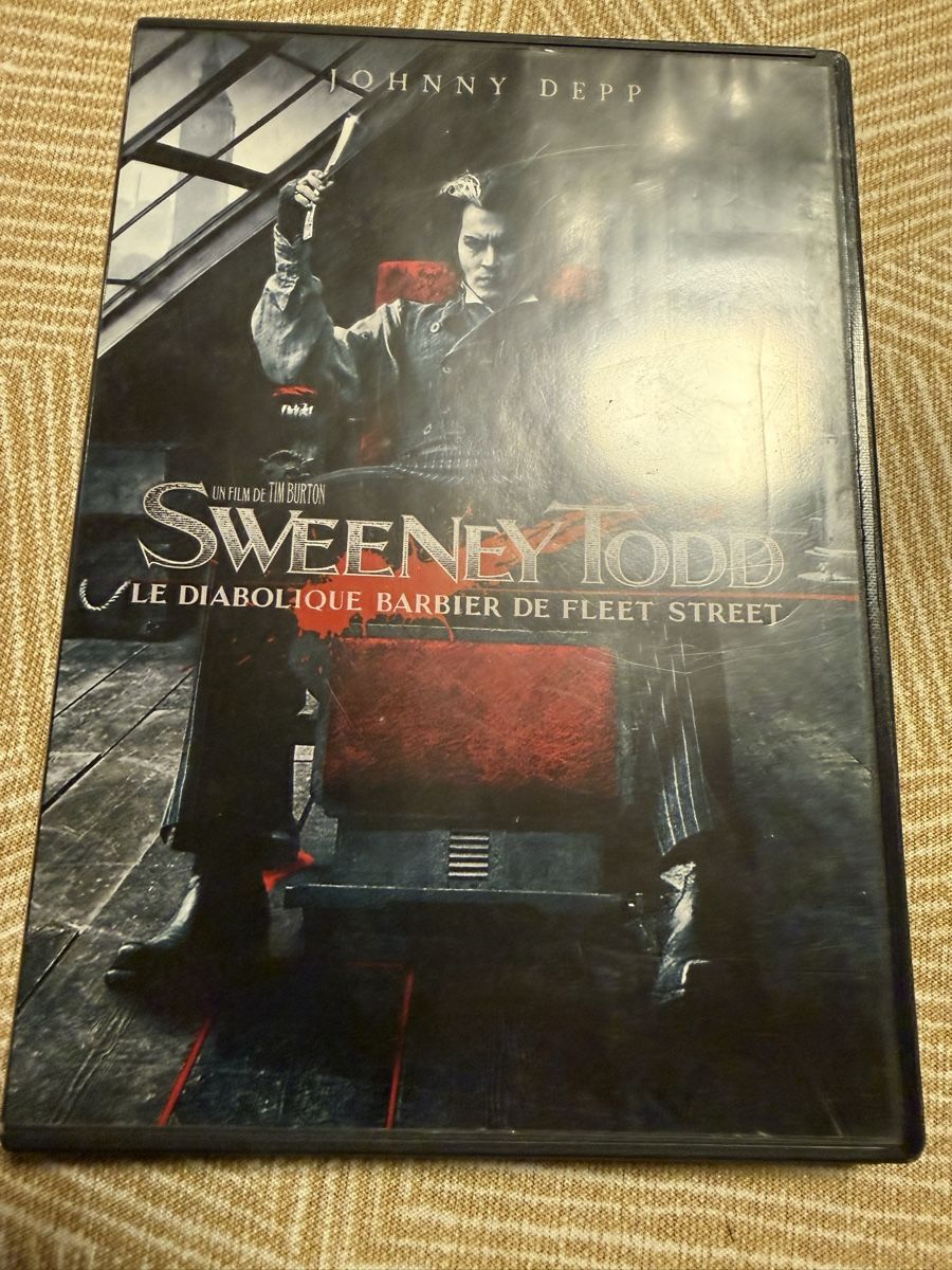 Alle DVDs: Sweeney Todd((Johnny Depp) de Tim Burton – Gebraucht aus Troinex von grigri2020