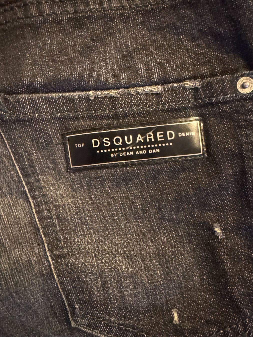 Dsquared2 Jeans: DS2 DSQuared2 Denim Shorts Bermuda - Black – Usato da Canobbio venduto da kk_dee 3