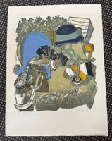 Holzschnitt handsigniert Eberhard Dänzer 1964    (ID b4943)