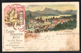 Litho Luzern, Teilansicht, Plüss-Staufe