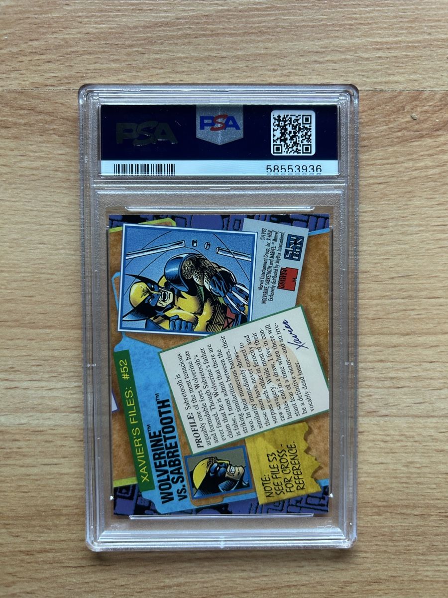 Carte collezionabili: 1993 Skybox X-Men Wolverine PSA 9  – Nuovo (secondo la descrizione) da Schötz venduto da lor_z95g 1