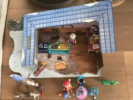 Playmobil Cafe of Waterfall - Pferde