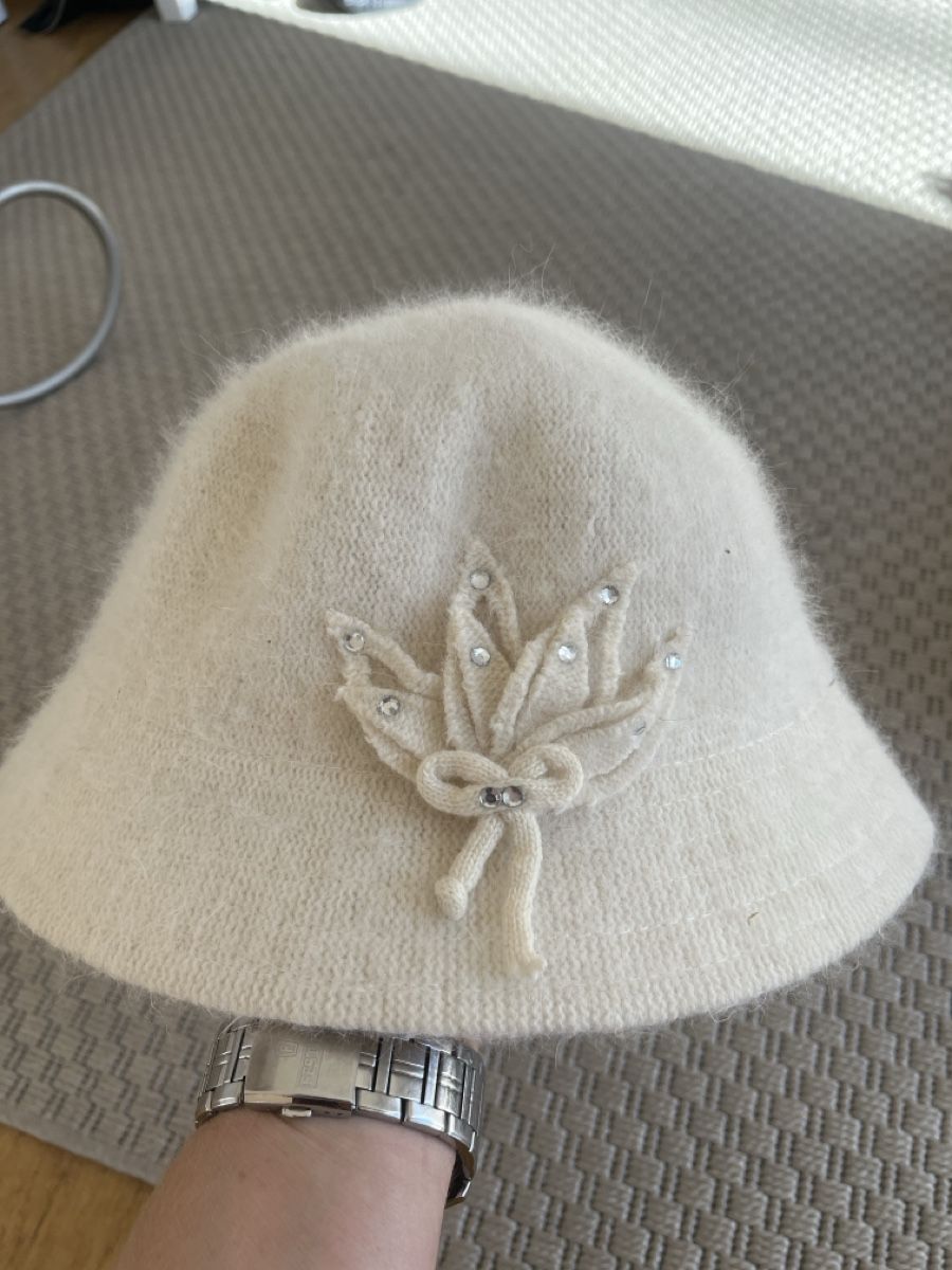 Copricapi, berretti & cappellini: Hut, Angora, Creme , S – Usato da Solothurn venduto da Bobesch08 1