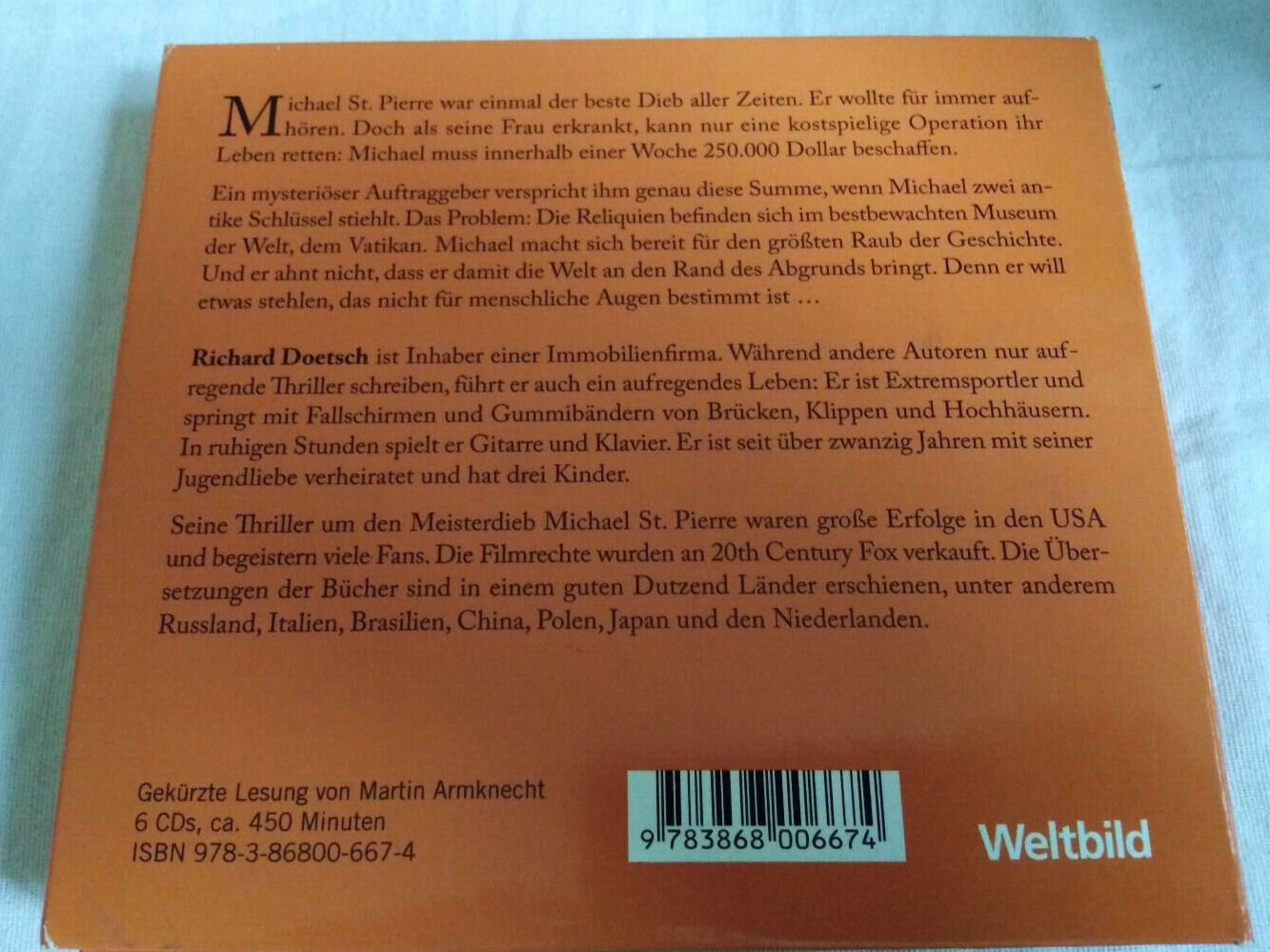 Audiolibri: Richard Doetsch - Der dunkle Pfad Gottes   (6-CD's) – Usato da St.Gallen venduto da elk2023 2