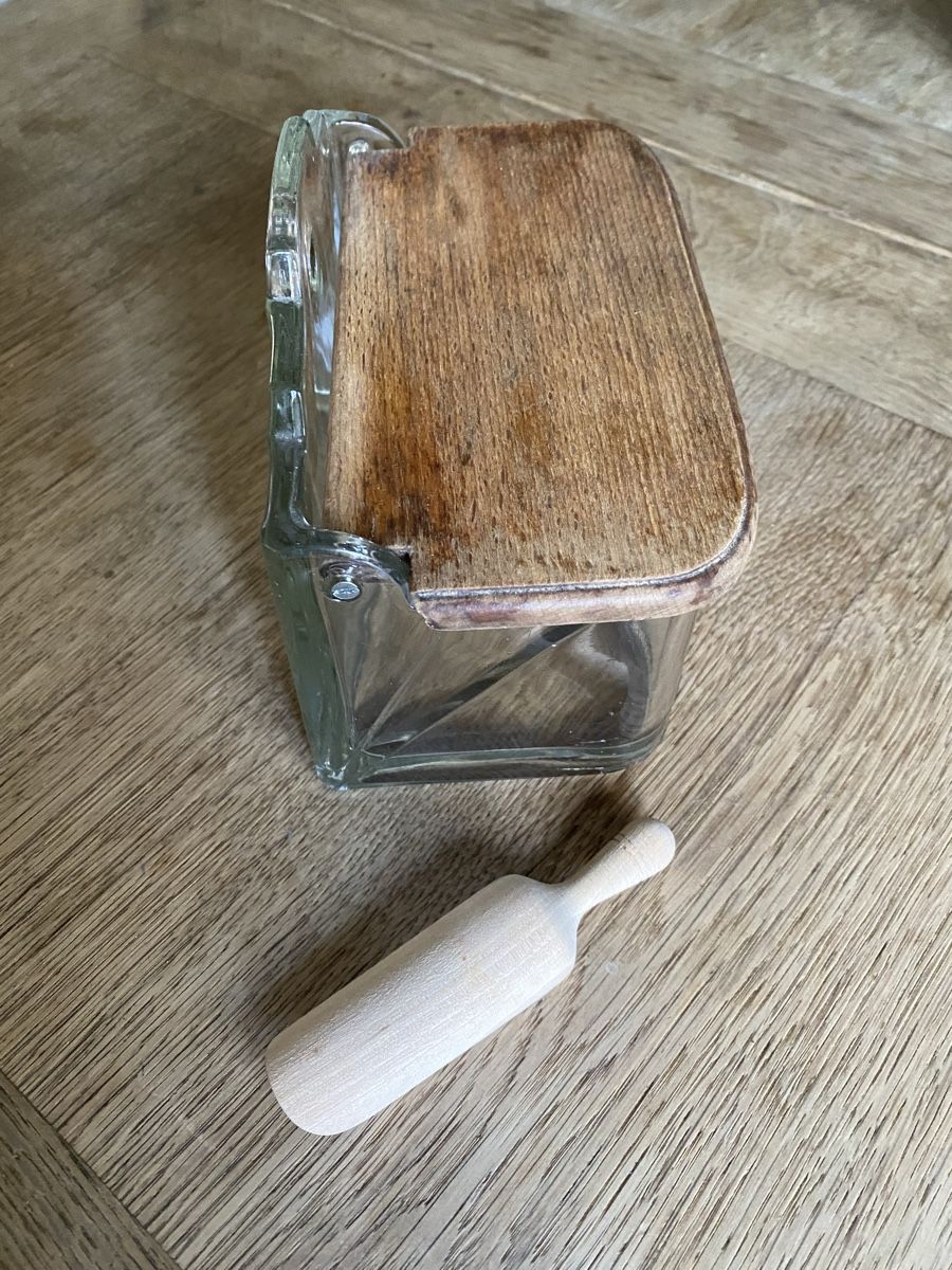 Gläser: Salzfass Glas und Holz – Gebraucht aus Bern von SamuelH02 1