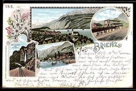 Litho Brienz, Hotel auf dem Rothorn, M