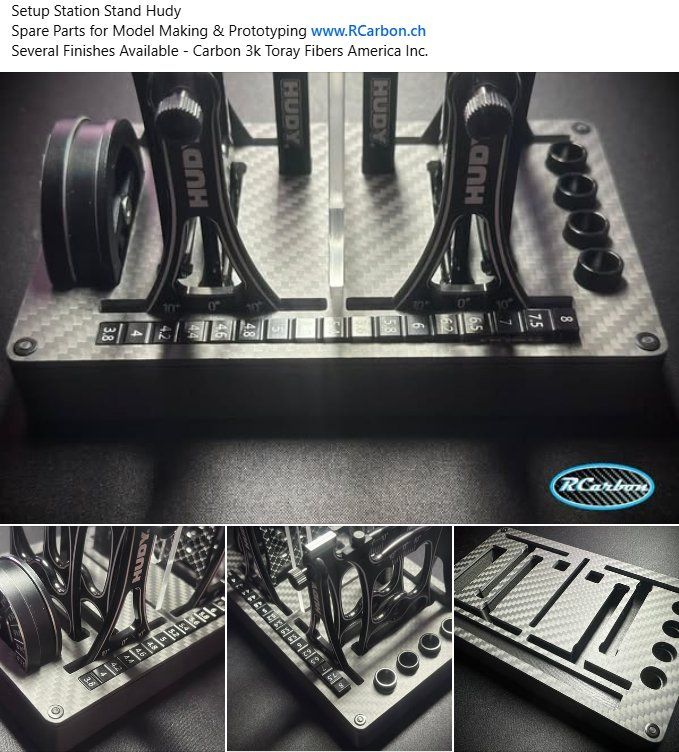 Hudy Modellismo RC: Hudy Setup Station Carbon – Nuovo e nell'imballaggio originale da Montagny-Yverdon venduto da Rcarbon.