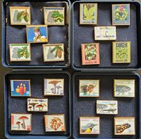 Pro Juventute Briefmarken Pin-Sets 1992 - 2000