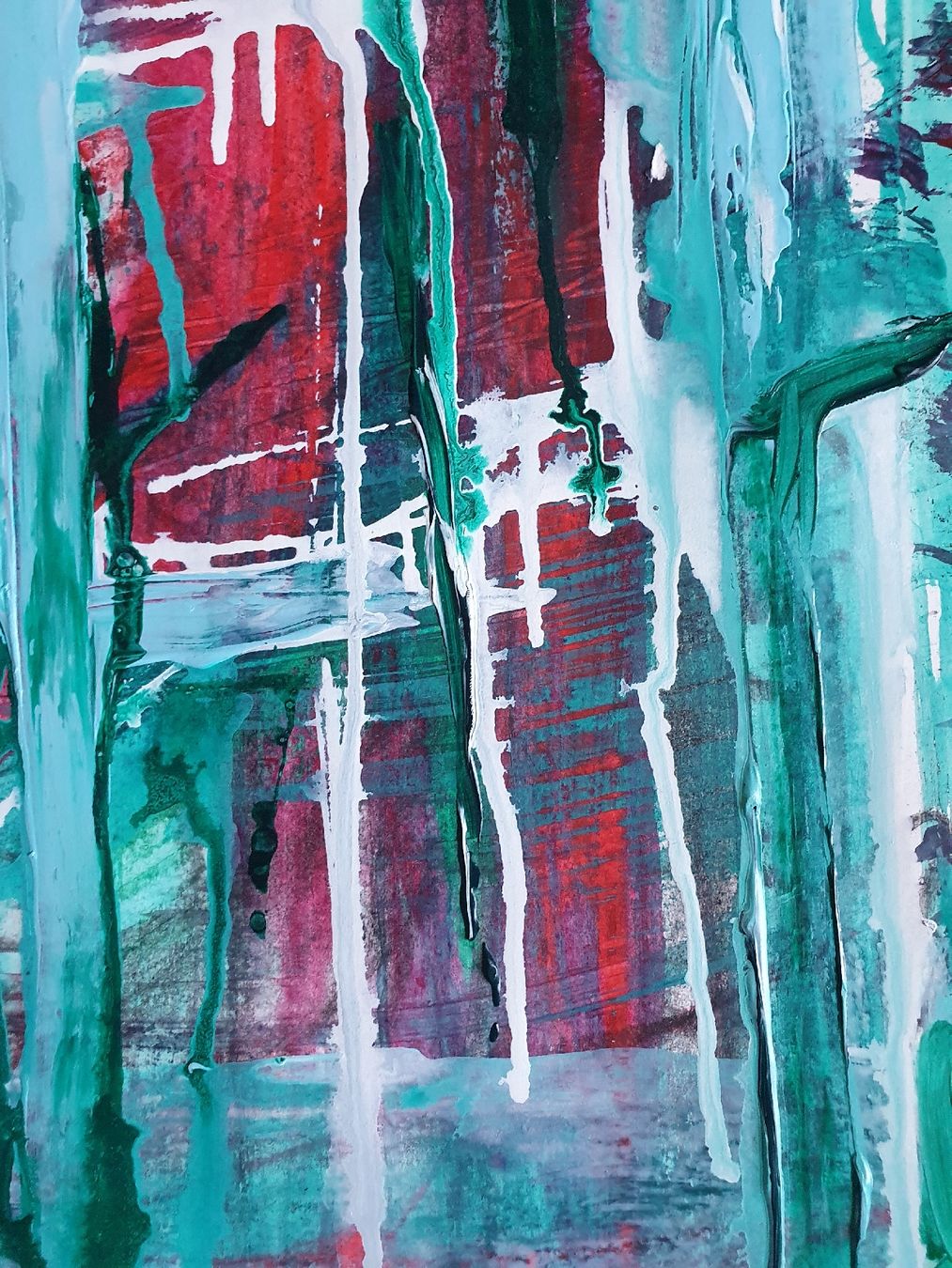 Dipinti: Abstrakte Malerei Acryl auf Papier A3 – Nuovo (secondo la descrizione) da Wimmis venduto da hel_m26m 4