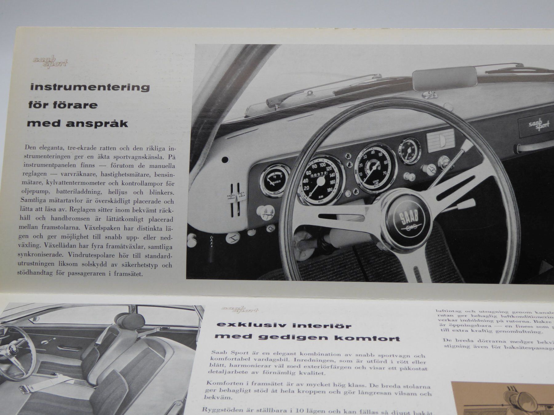 Documenti: Saab 96 Sport Faltblatt – Usato da Safenwil venduto da efclassics 1