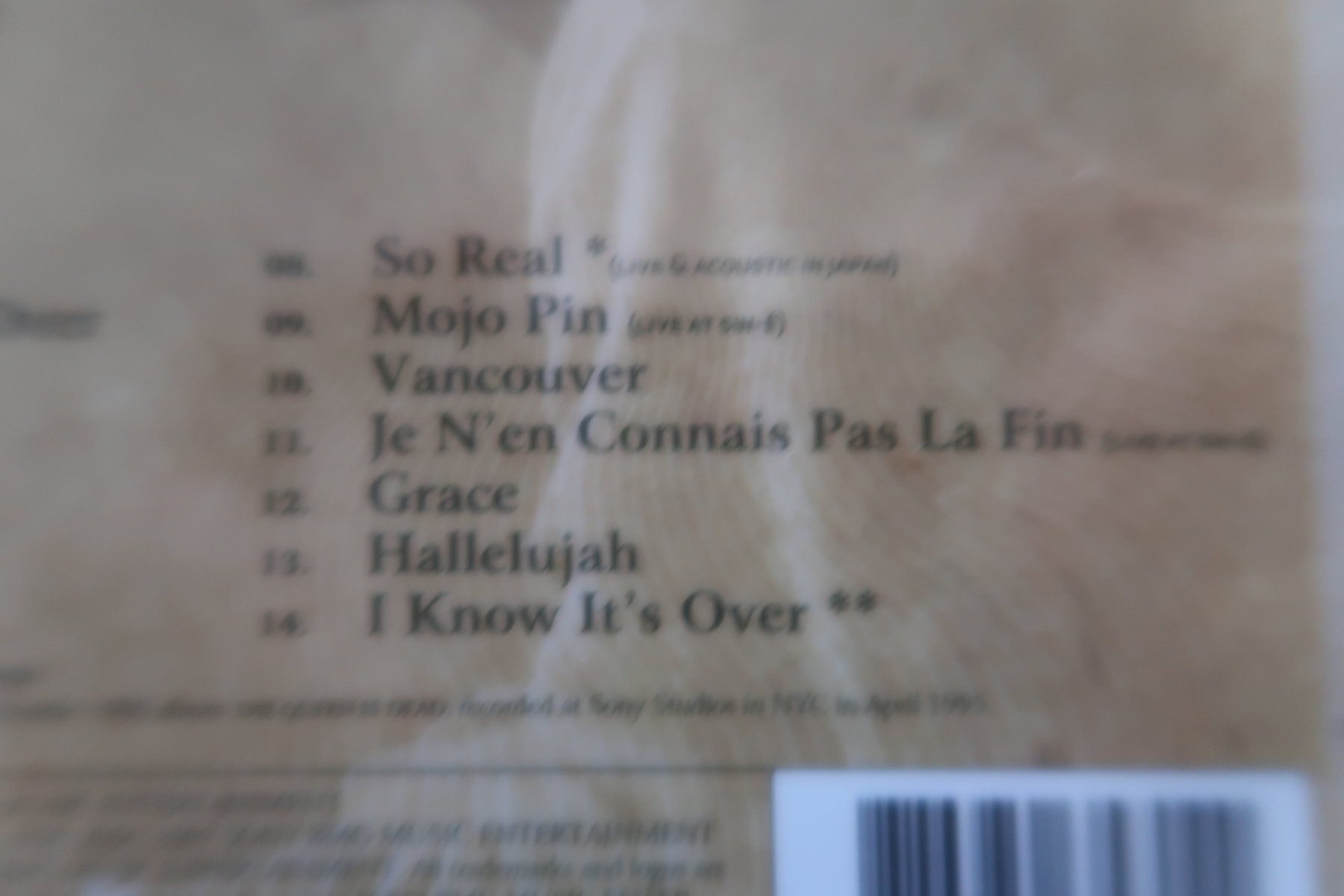 CD: JEFF BUCKLEY - SO REAL: SONGS FROM - CD – Usato da Basel venduto da Patiscat 3