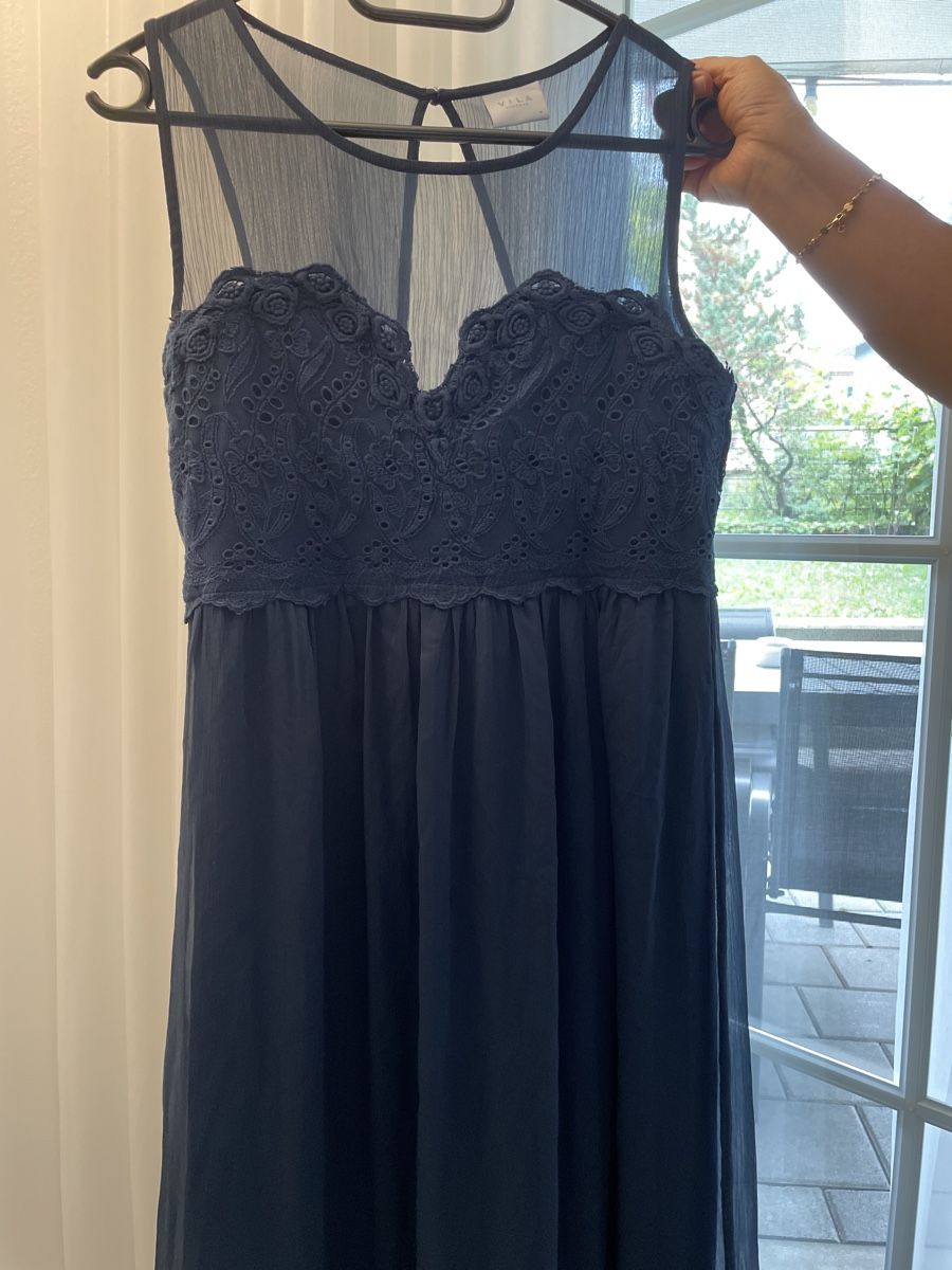 Vila Vestiti: Blaues Kleid, Marke Villa, Grösse M – Usato da Bern venduto da Gule69 2