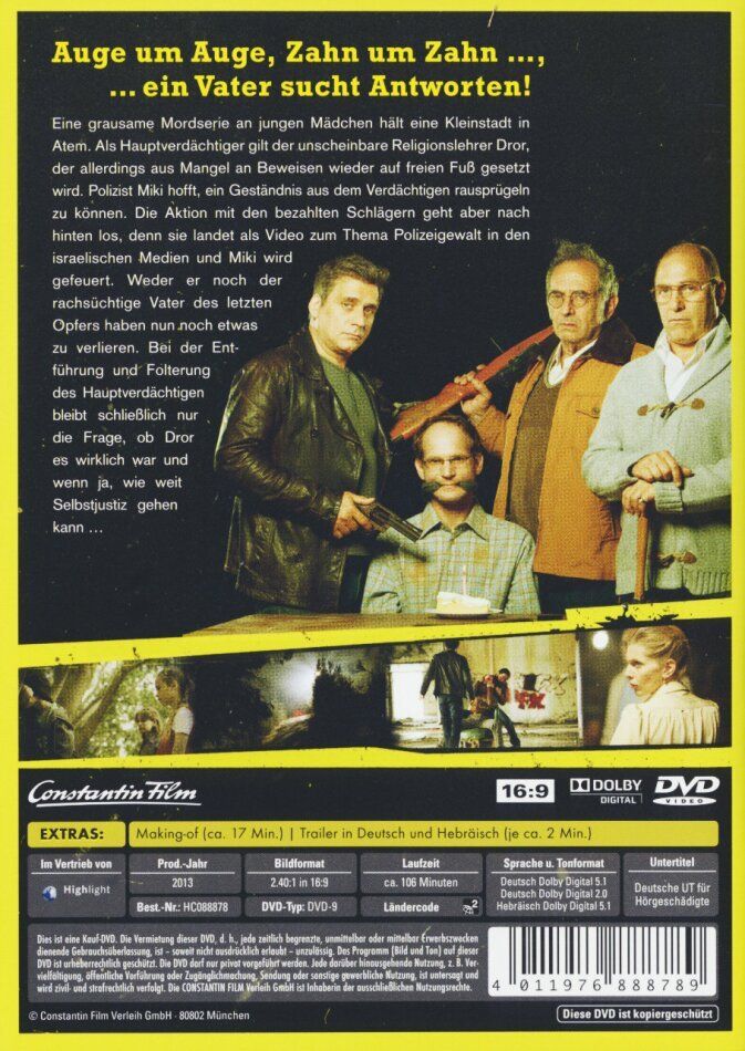 Tous les DVDs: BIG BAD WOLVES – D'occasion à Reinach AG par Masi 1