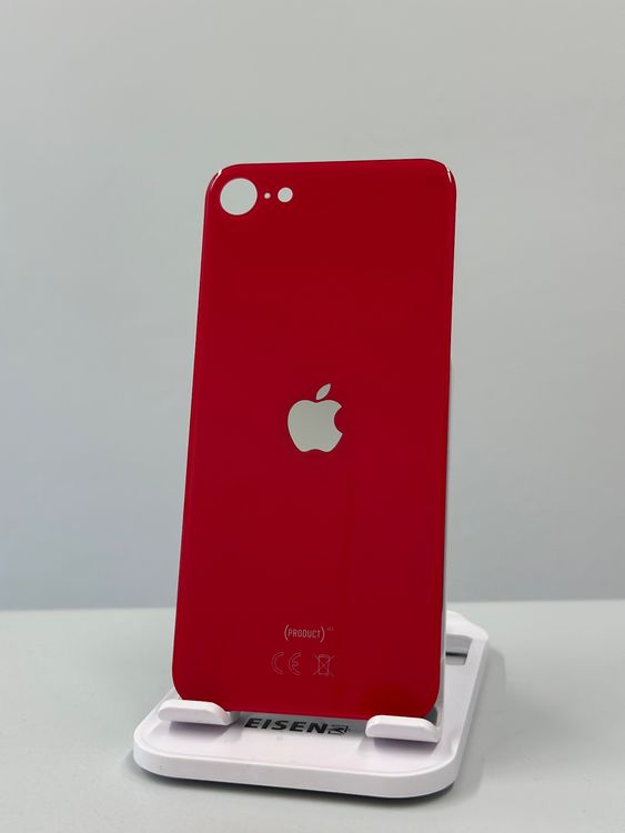 Vitre Arrière Complète Pour IPhone SE 2020 - Rouge, Coque De Remplacement Générique