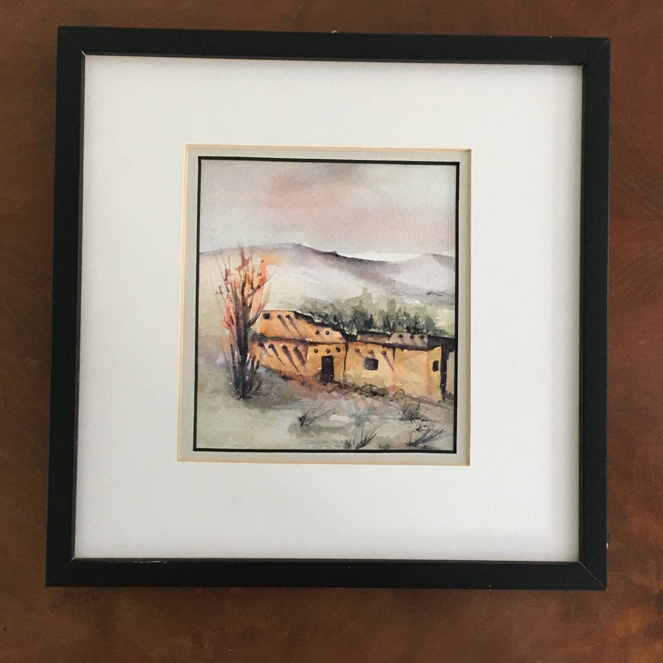 Dipinti: Gemälde Aquarell südliche Landschaft / Janet Jrobough – Usato da Subingen venduto da ArtBead