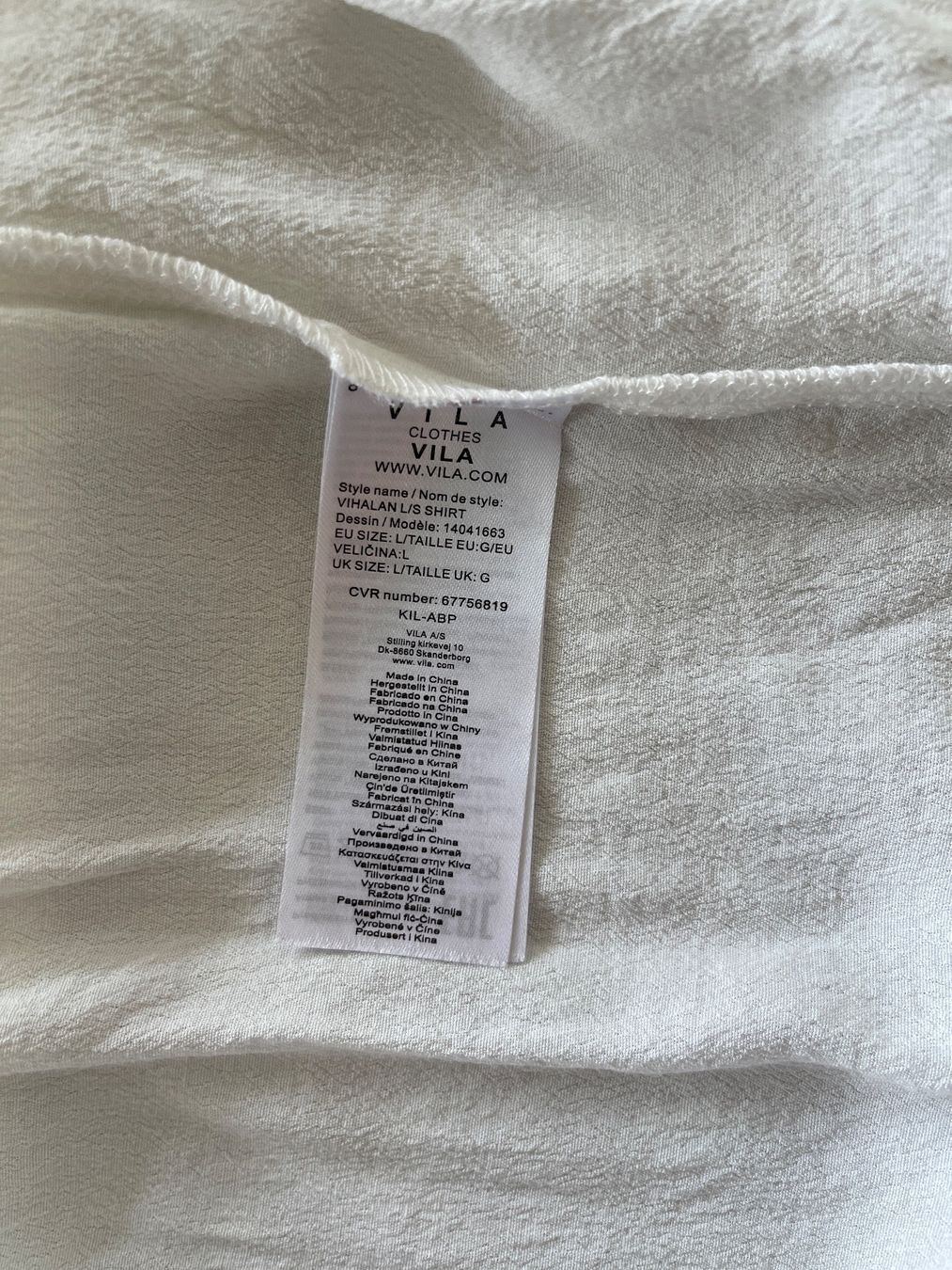 Vila Camicette: Weisse Bluse von Vila mit Spitzen-Deail – Nuovo e nell'imballaggio originale da Rapperswil SG venduto da Letas_closet 5