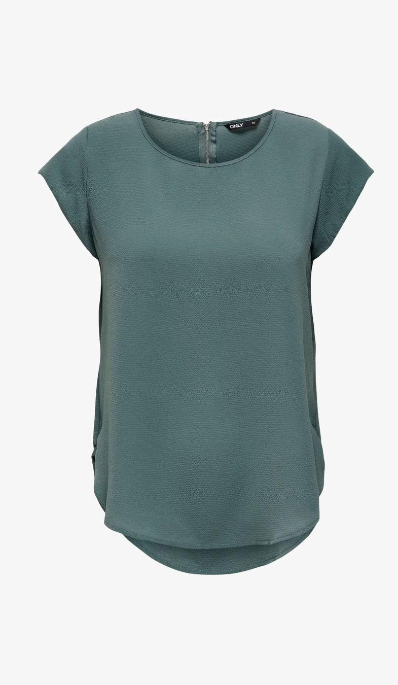 Camicette: Top / Bluse von Only Grösse 40 petrol – Usato da Utzenstorf venduto da Lutra4678 2