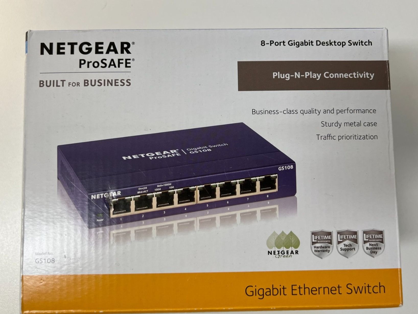 Netgear Hub & Switch: Netgear Prosafe GS108 – Usato da Unterengstringen venduto da hausraus 1