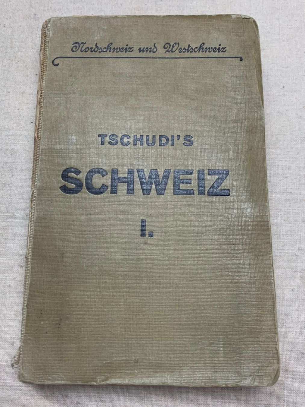 Bücher: Tschudi's SCHWEIZ I. -1916 – Gebraucht aus Sorengo von 74in 1