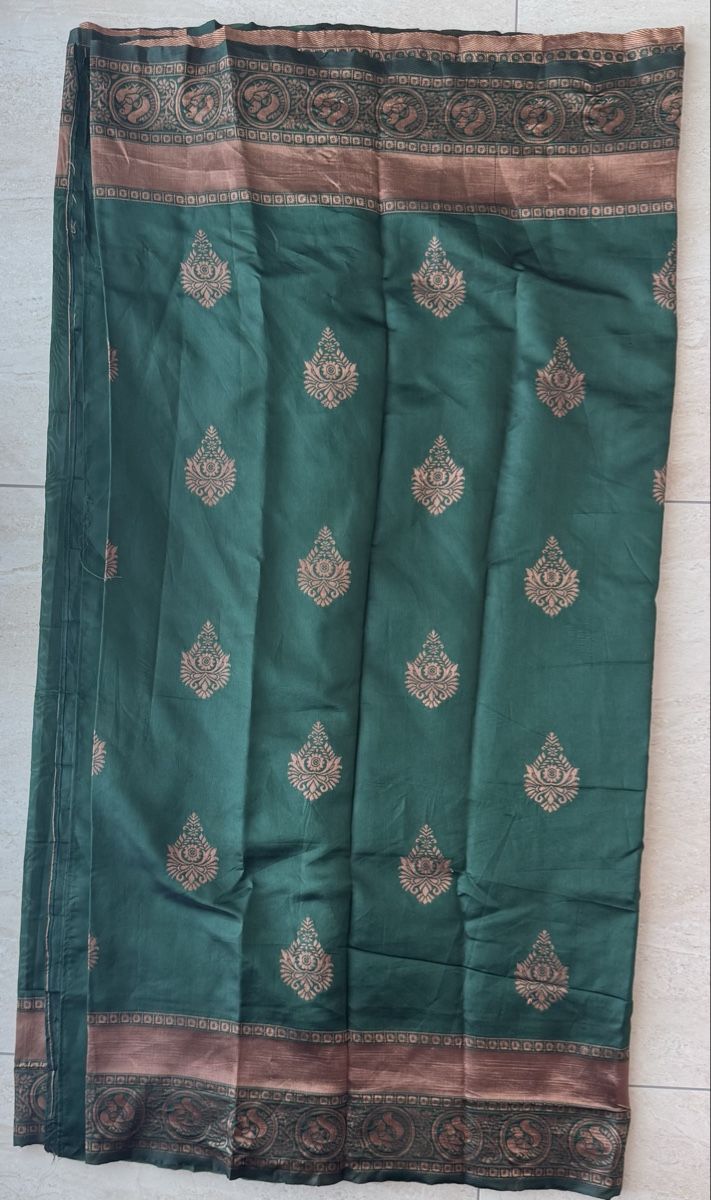 Vestiti: Sari mit Bluse dunkelgrün – Nuovo (secondo la descrizione) da Wichtrach venduto da Alyasahana 2