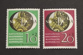 BRD Mi-Nr. 141-142 Postfrisch Geprüft BPP
