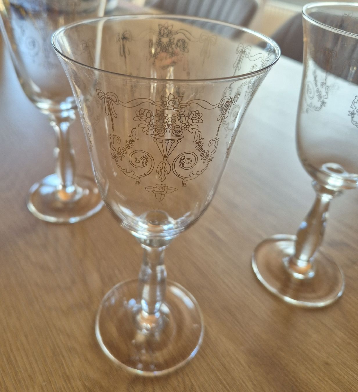 Bicchieri: 5 schöne Weingläser (Krömer) – Usato da Gams venduto da tischi97 1