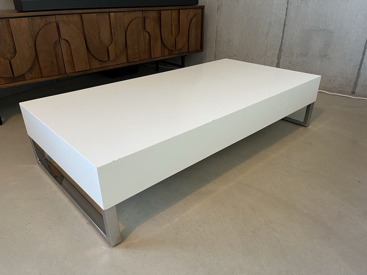 Tavoli: Eleganter Couchtisch weiss – Usato da Zürich venduto da Winiman