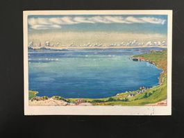 Ballon-Post-Karte 1954 Schlieren-Arni Islisberg  (G320)