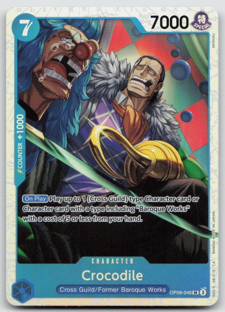Bandai Carte collezionabili: One Piece Crocodile OP09-046 SR – Usato da Lugano venduto da VlaseCard