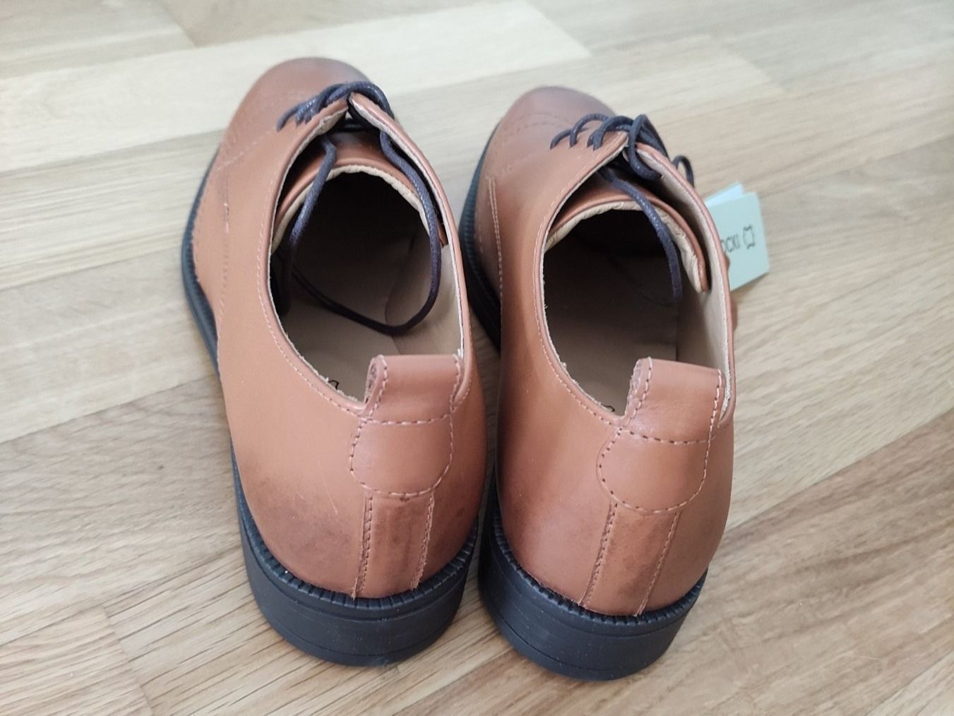 Scarpe da uomo: Braune Leder Schuhe - Lasocki – Nuovo (secondo la descrizione) da Siebnen venduto da Larya 2