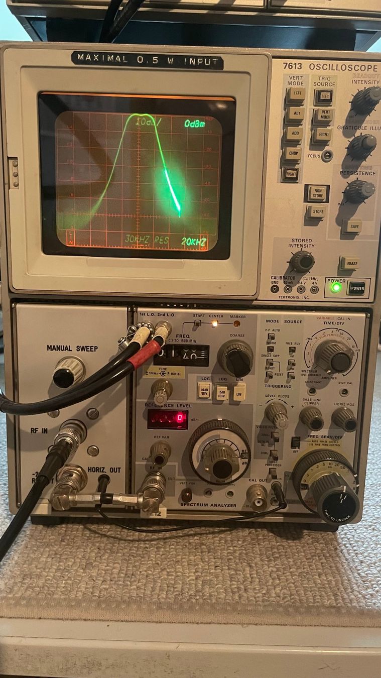Messen: TEKTRONIX Spectrum Analyzer mit Tracking Generator – Gebraucht aus Steinhausen von  4