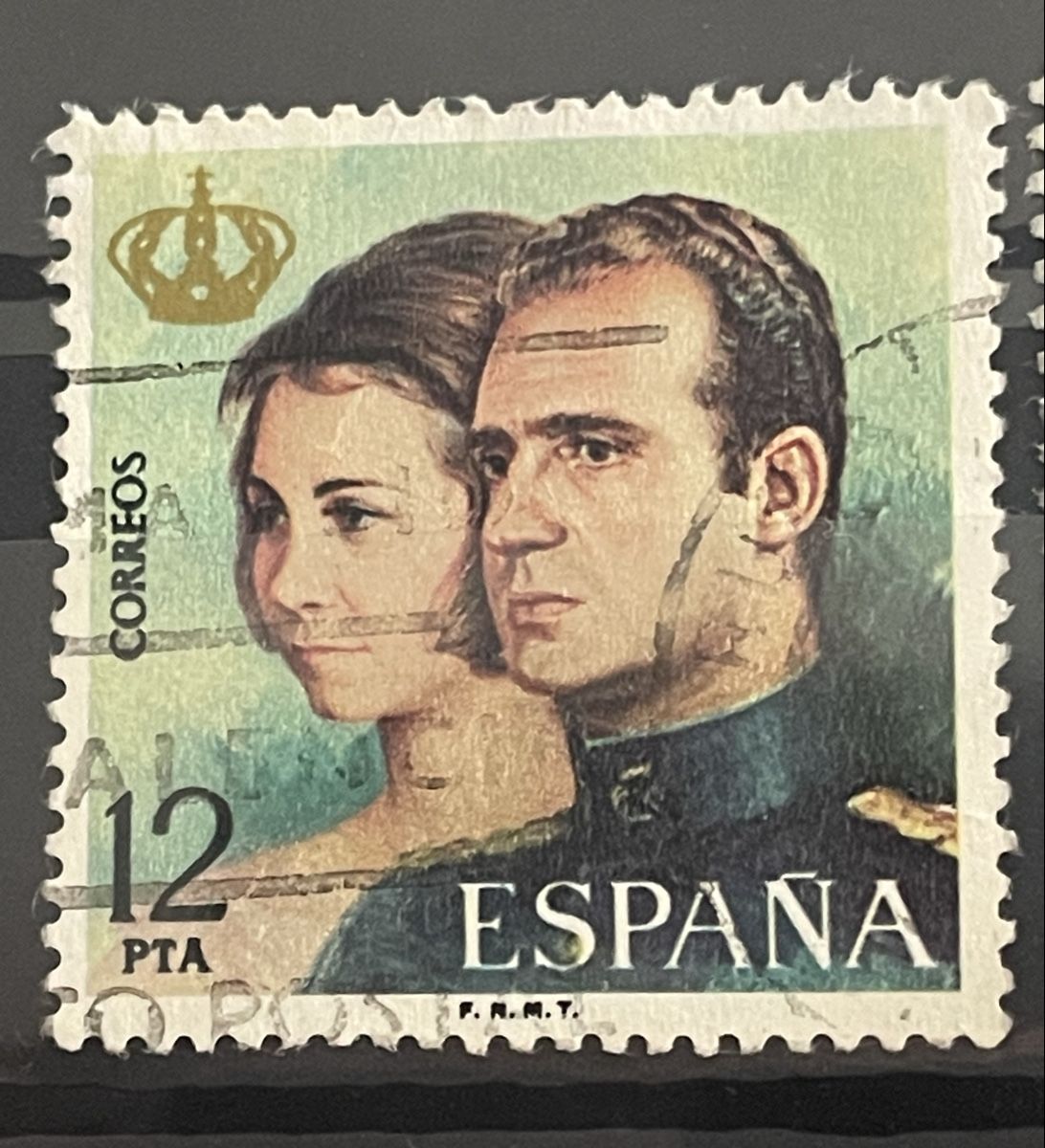 Tutti i francobolli: Briefmarken Spanien Konigspaar gebraucht – Usato da Buchs AG venduto da fpatricia 3