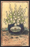 Handgemalt sign. Carl O. Arends: Maigl