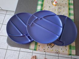 6Teller tief blau