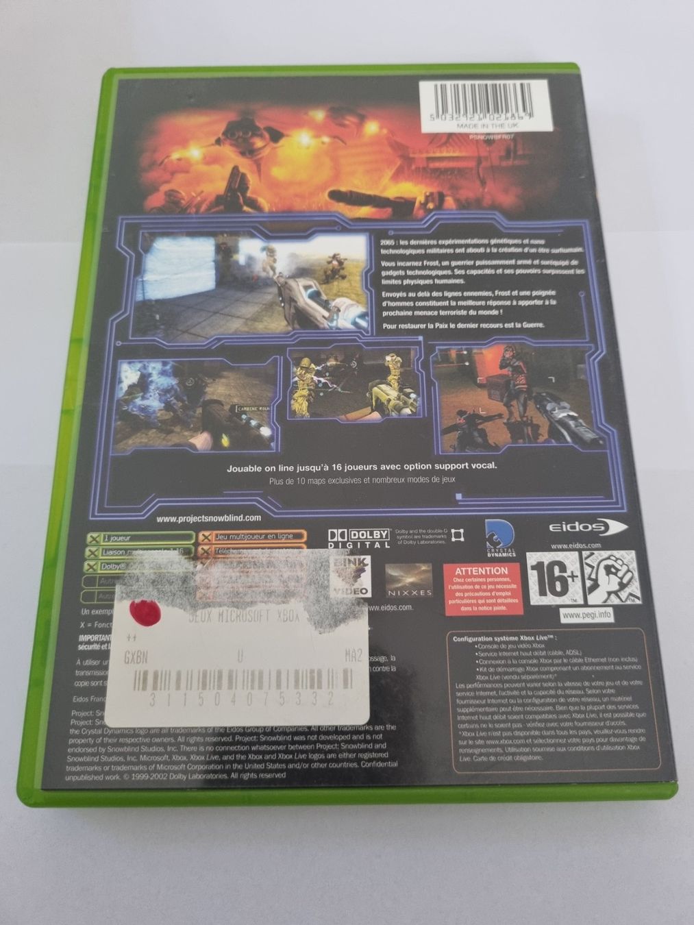 Microsoft Giochi: Project Snowblind Xbox – Usato da Pollegio venduto da isa_n9qq 1