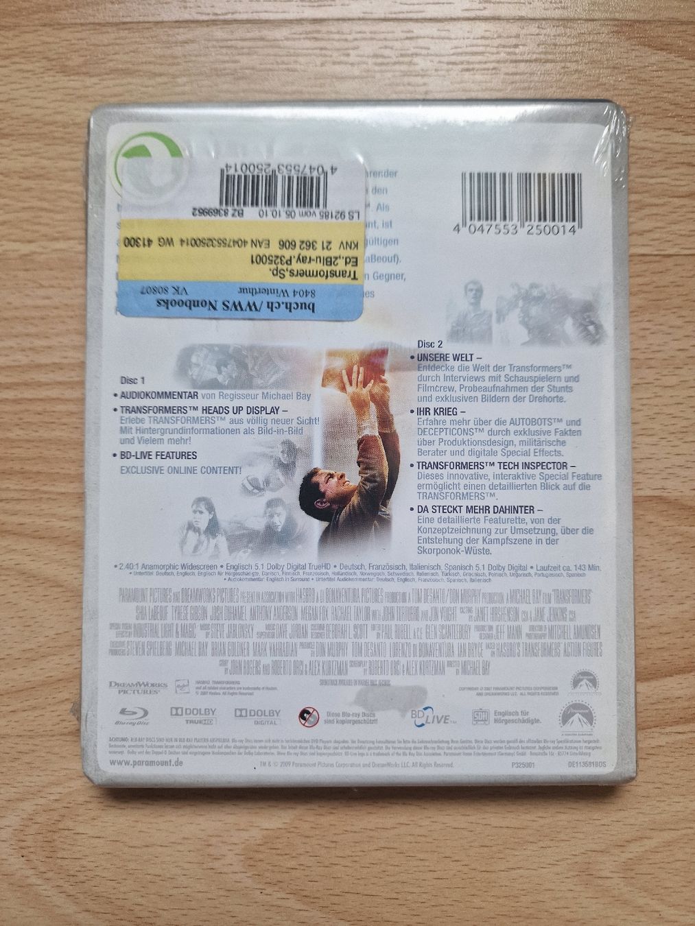 Tutti i DVDs: Neu Transformers 2-Disc Special Edition Blu-ray  – Nuovo e nell'imballaggio originale da Fahrwangen venduto da luk_bhw7 1