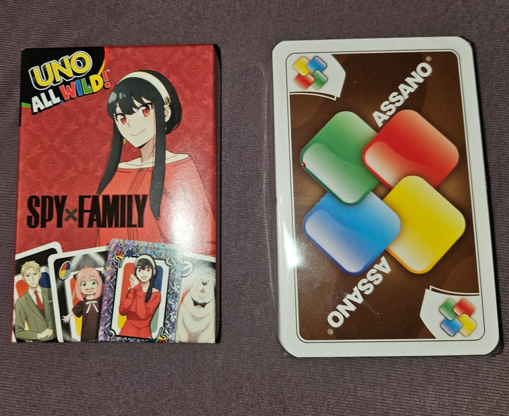 Spiele: 2 Kartenspiele: UNO & ASSANO – Neu und originalverpackt aus Thun von Shame