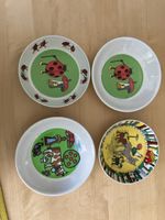 4 Kinderteller Kunststoff