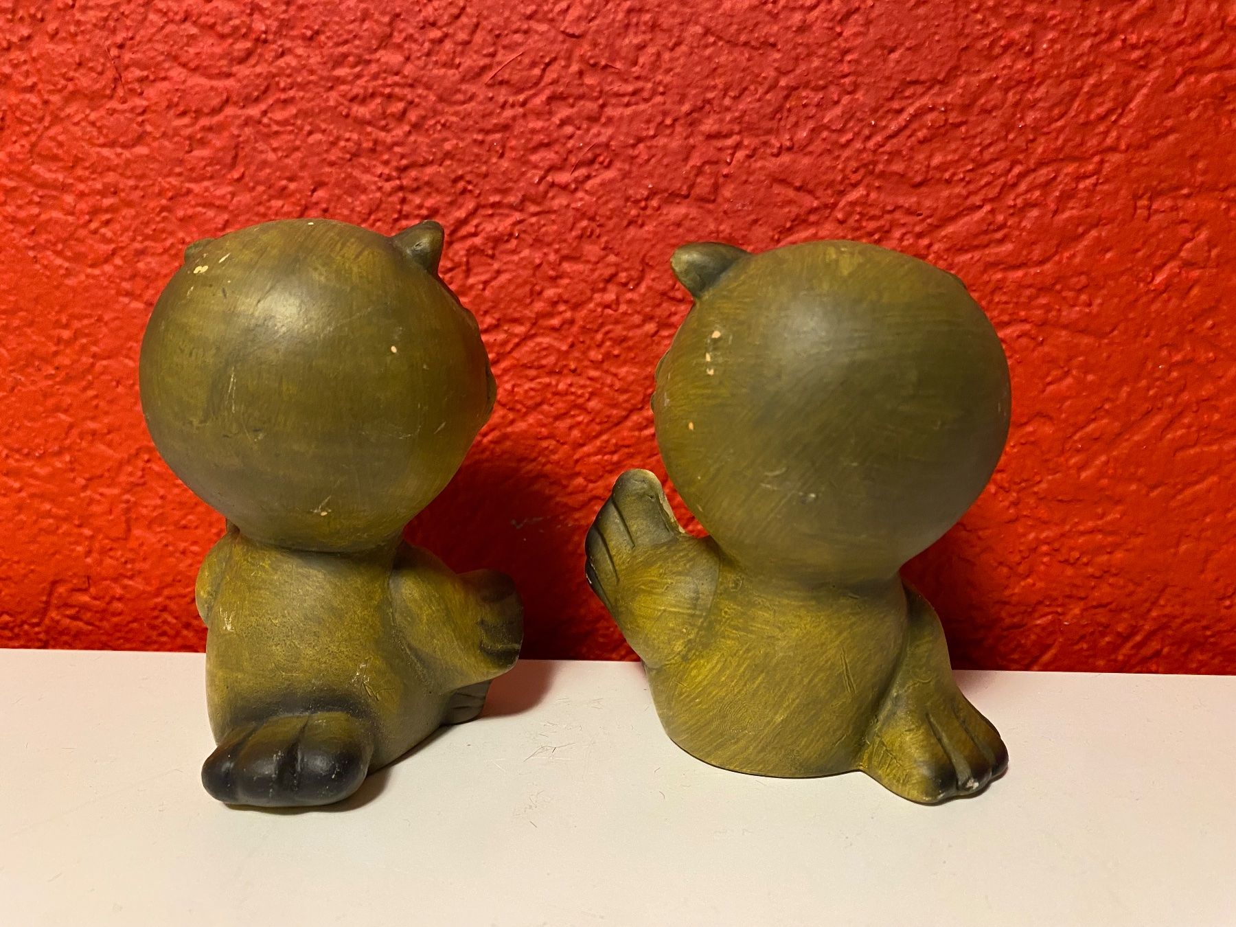 Statuette: Susses Eulen-Pärchen aus Keramik, – Nuovo e nell'imballaggio originale da Zäziwil venduto da Emlea 5