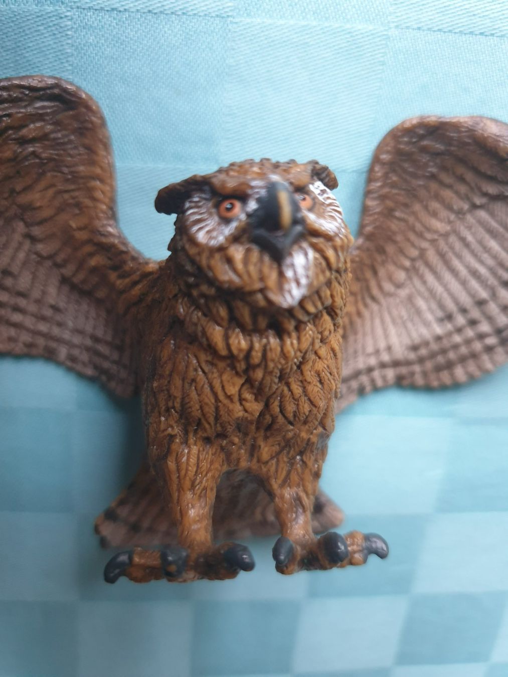 Schleich Statuette: Uhu Eule Schleich Zoo Tier Figur – Usato da Mörschwil venduto da spirspi 1