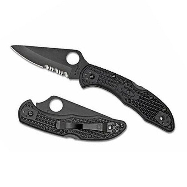 Spyderco Accessori: Spyderco Delica 4 Lightweight Schwarz – Nuovo e nell'imballaggio originale da Balsthal venduto da allmedba