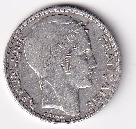 Tutti le monete: Frankreich 20 Francs 1933 – Usato da Neuchâtel venduto da karlpierrino 1
