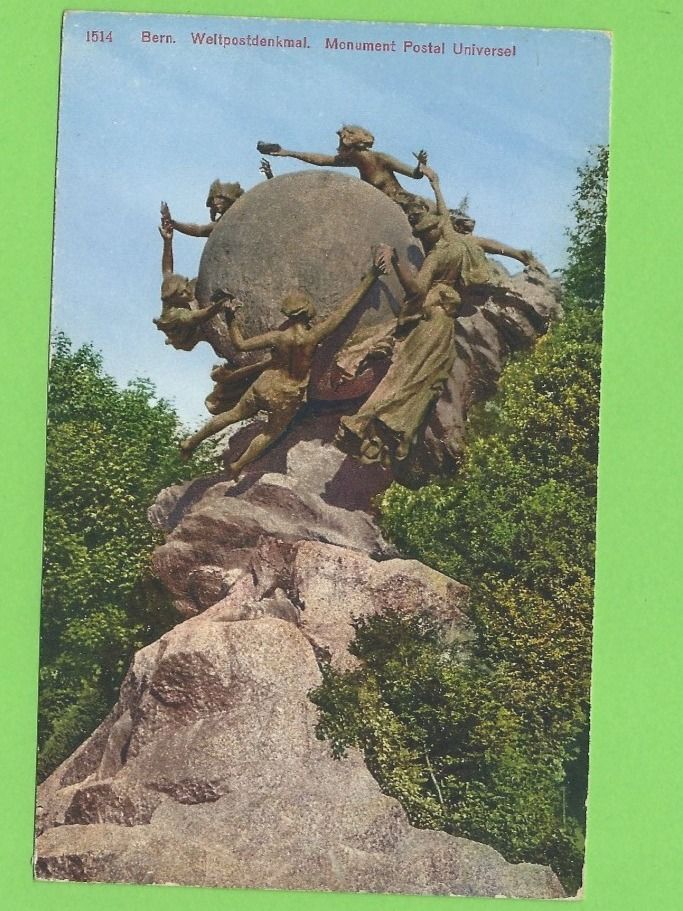 Cartoline postali: Bern, Weltpostdenkmal – Usato da Zürich venduto da t24_de