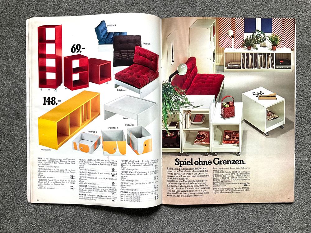 🔴 Vintage IKEA Katalog 1977 Zürich Tor Spreitenbach 🔴 (D'occasion) à
