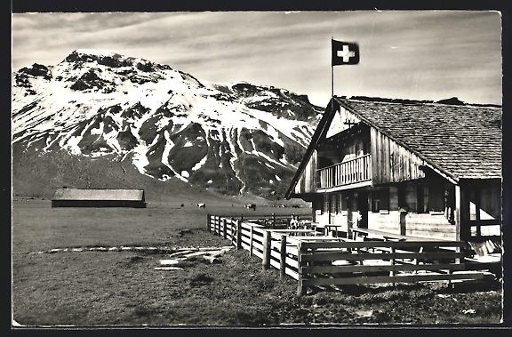 Cartoline postali: Adelboden, Restaurant und Berghaus Engst – Usato da Berlin venduto da bartko-reher